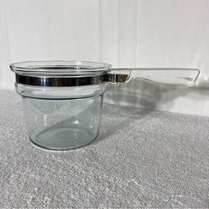 Vintage PYREX Flameware Double Boiler Insert Replacement Pot Inner Pot